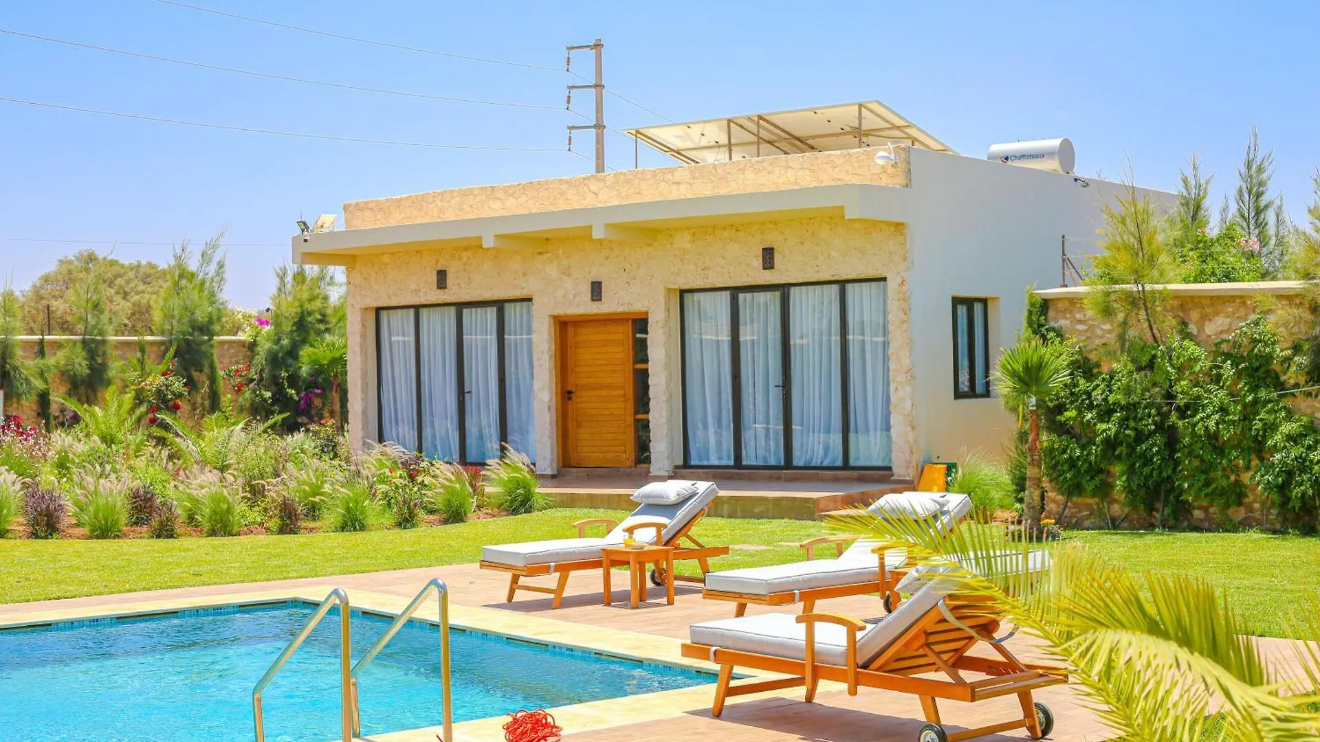 Villa La Rose Bleue - Residence Hoteliere Avec Piscine - As-Sawíra Maroko